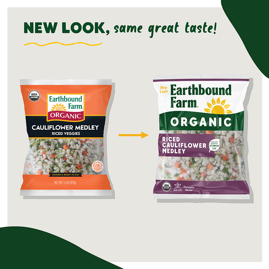 Ebf Fresh Cut Riced Cauliflower Medley New Look