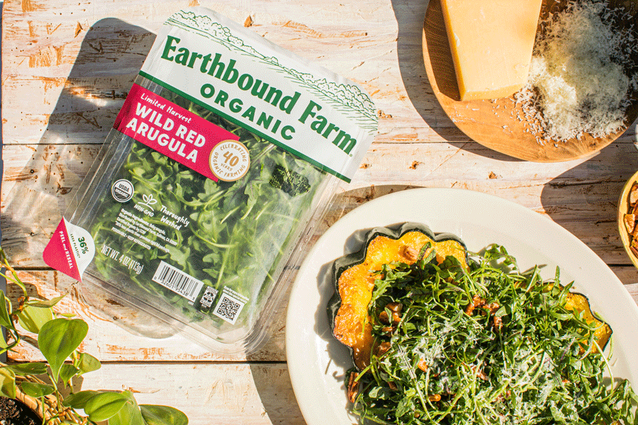 Acorn Squash & Arugula Salad