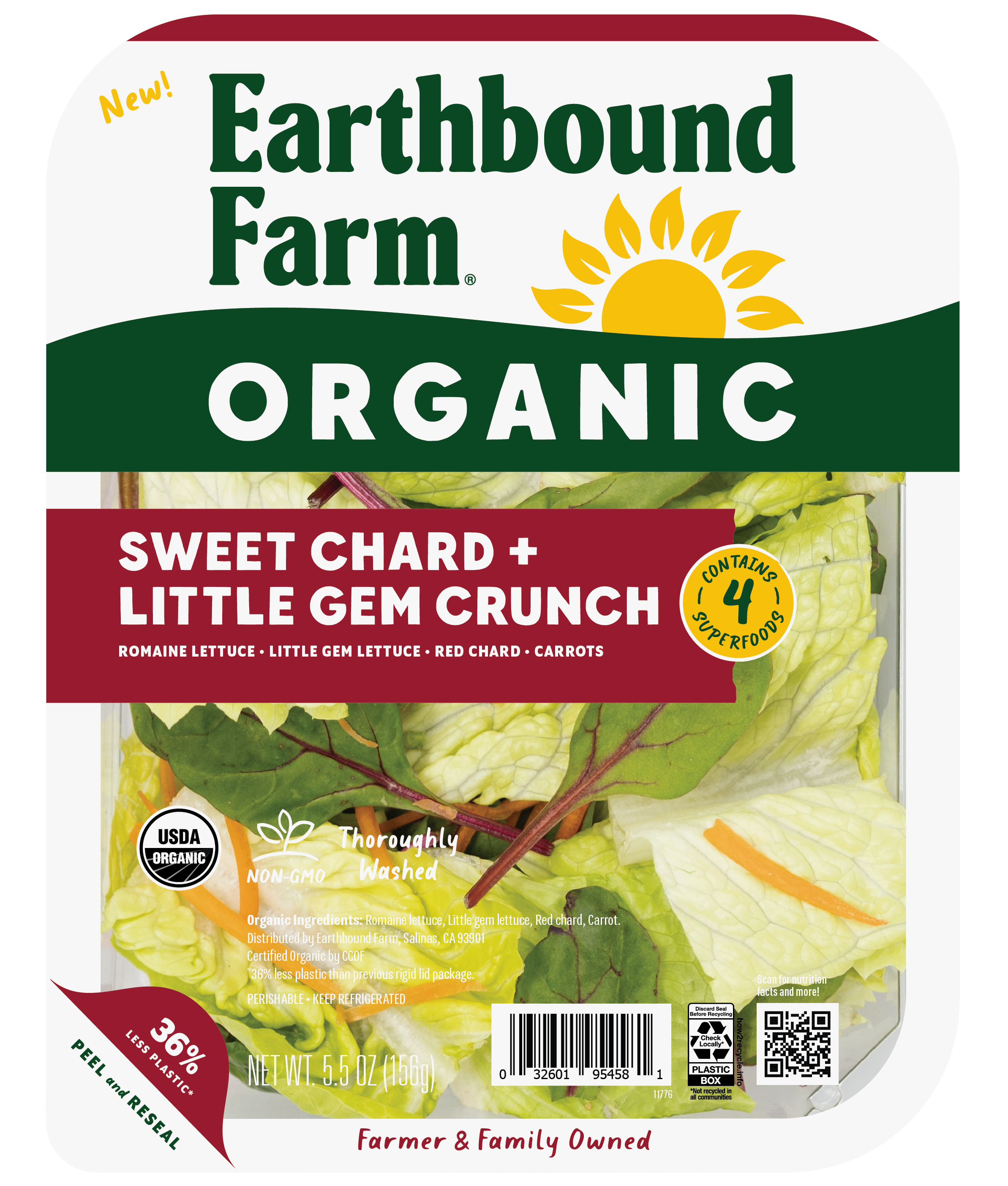 Sweet Chard + Little Gem Crunch
