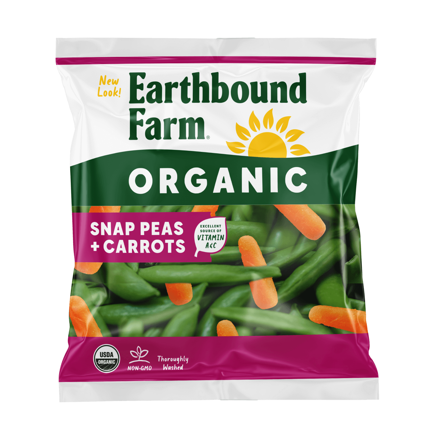 Ebf Snap Peas Carrots 8oz Pkg Simplified